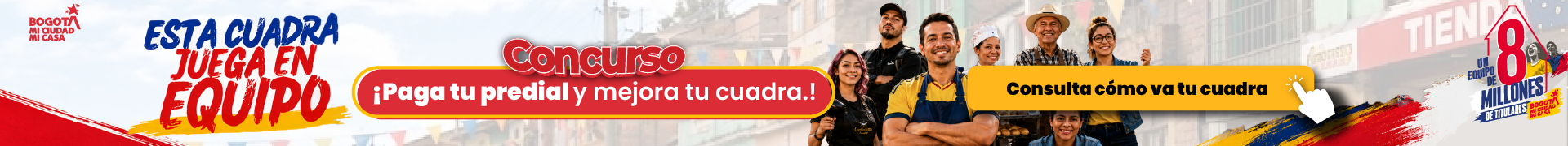 Invitación a consultar información del concurso Paga tu predial y gana con tu cuadra