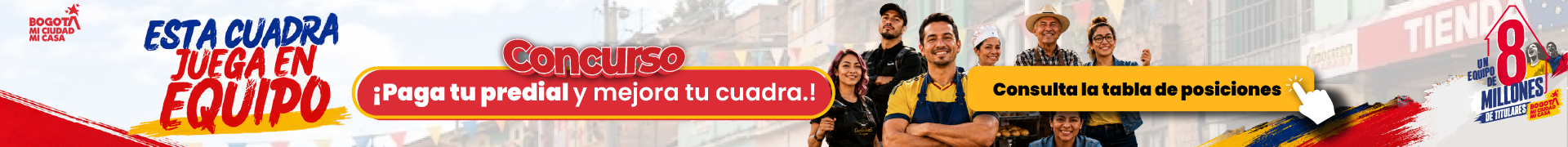 Invitación a consultar información del concurso Paga tu predial y gana con tu cuadra