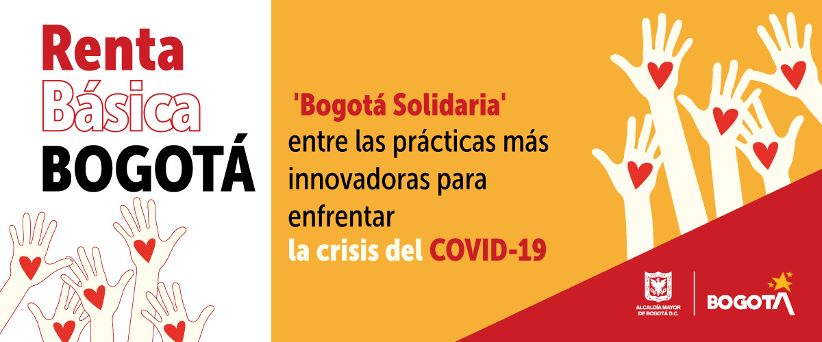 ‘Bogotá Solidaria’, entre las prácticas más innovadoras para enfrentar la crisis del COVID-19
