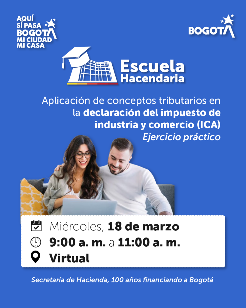 imagen en fondo azul con invitación a jornada marzo 18