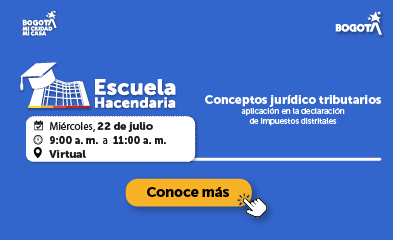 imagen en fondo azul con invitación a jornada virtual en julio 22