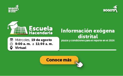 imagen en fondo verde con información sobre jornada de exógena