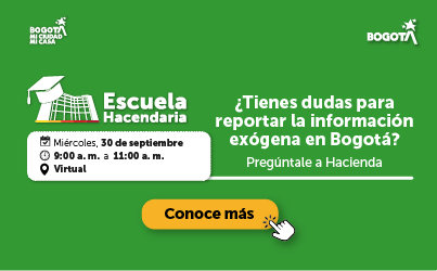 Imagen con invitación a jornada de escuela hacendaria septiembre 30
