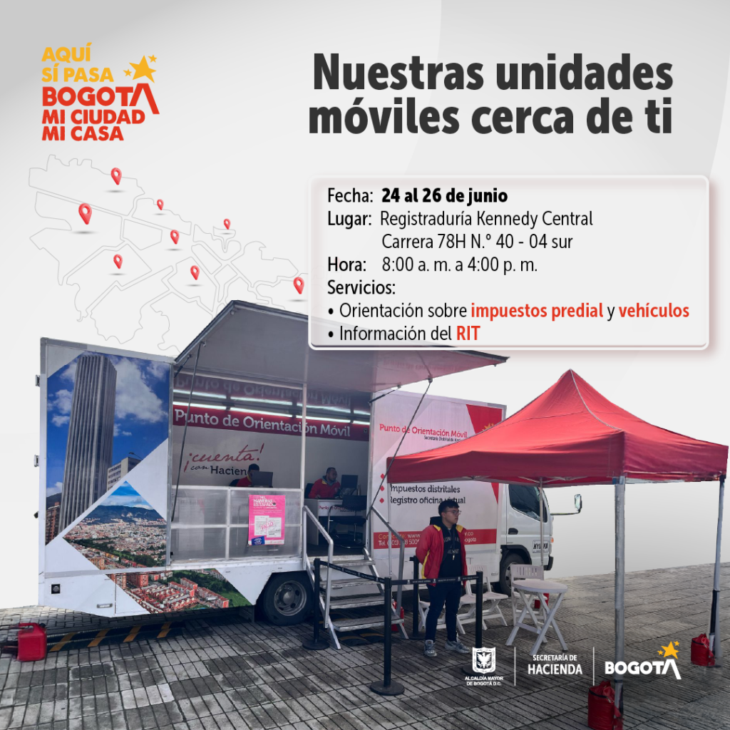Atención de impuestos en Kennedy - Registraduría central