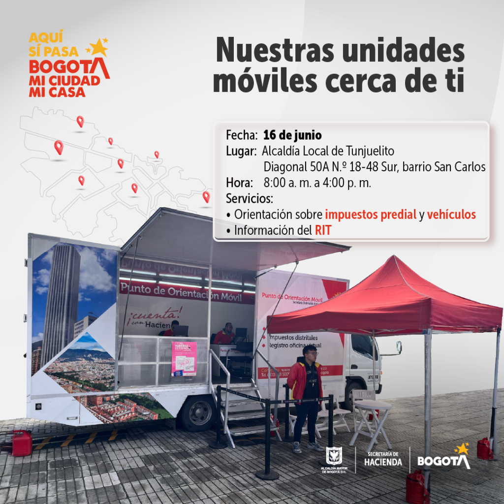 Atención de impuestos en Tunjuelito - San Carlos 
