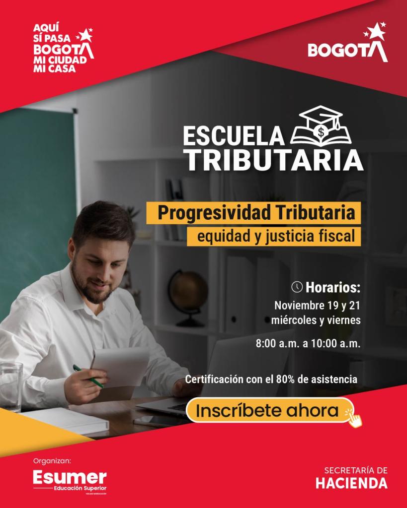 imagen con una foto de un hombre y textos informativos sobre jornada especializada