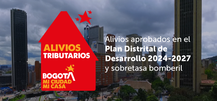 Imagen de Bogotá con información sobre jornada virtual