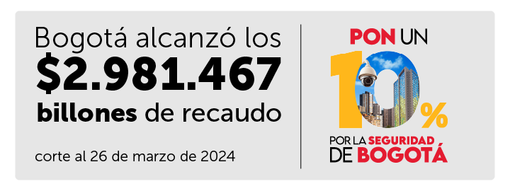 Imagen en fondo gris con cifras de recaudo en marzo
