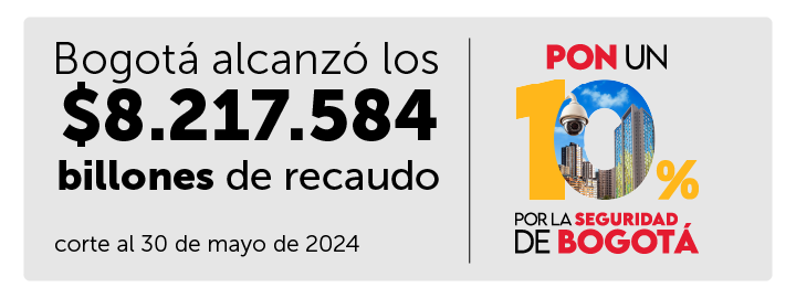 imagen en fondo gris con cifras de recaudo en mayo