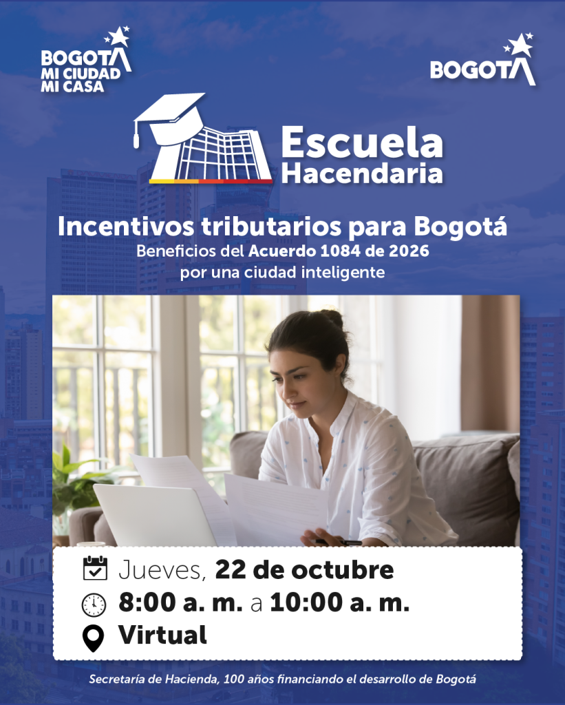 imagen con invitación a jornada de escuela hacendaria octubre 22