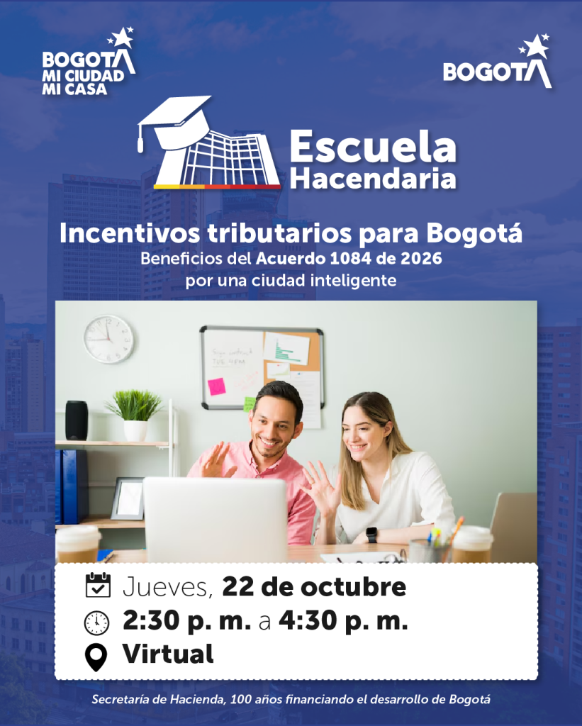 pieza de invitación a jornada de escuela hacendaria octubre 22