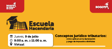 imagen en fondo amarillo con invitación a jornada sobre conceptos jurídicos
