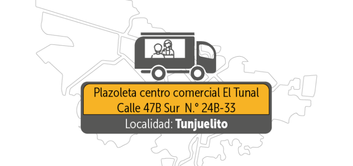 Plazoleta centro comercial El Tunal Calle 47B Sur No. 24B-33