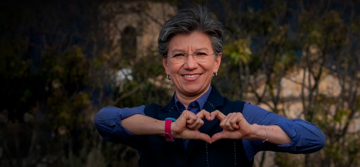 La alcaldesa Claudia López agradece tu compromiso con la ciudad