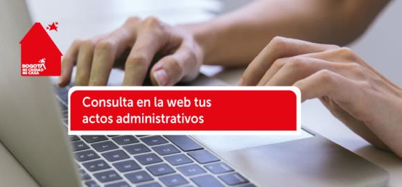 Consulta actos administrativos