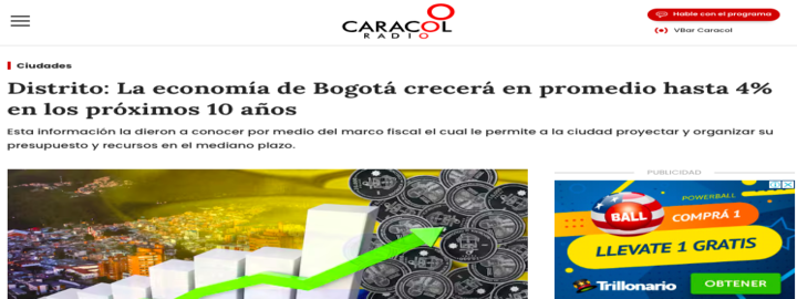 Crecimiento económico de Bogotá