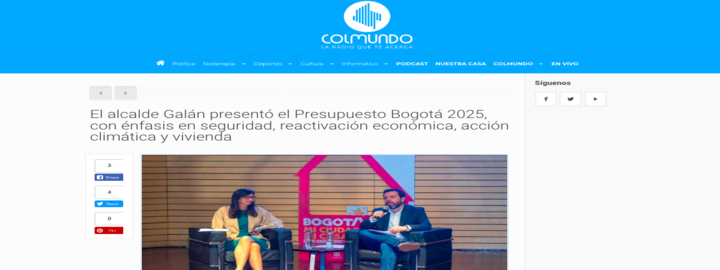 Crecimiento económico de Bogotá