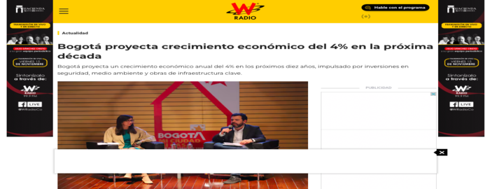 Crecimiento económico de Bogotá