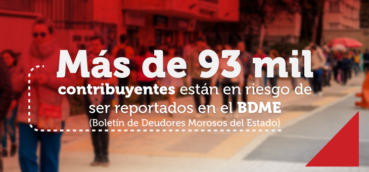 Ponte al día con Bogotá Imagen de información de morosos
