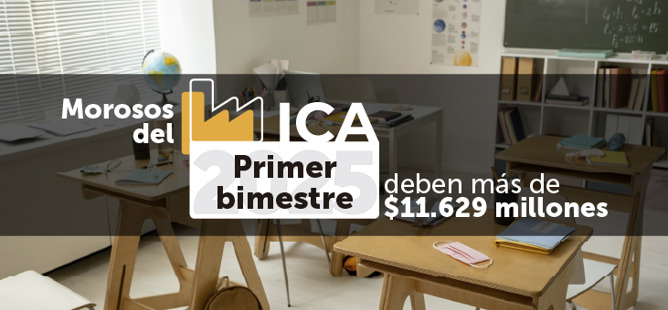 Ponte al día con Bogotá Imagen de alerta para informar que Hacienda contactará a contribuyentes morosos