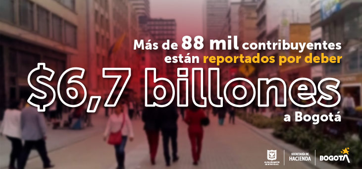 Imagen con cifra de número de deudores y valor de la deuda.