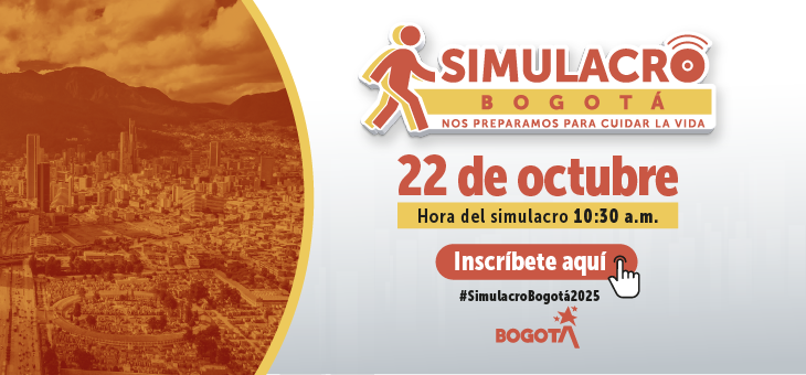 Imagen de invitación al simulacro