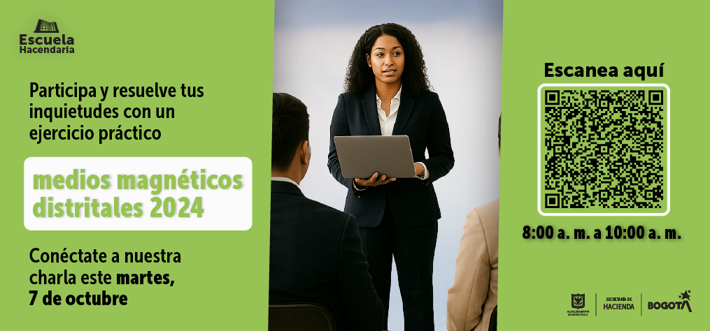 Invitación a charla y aprende sobre medios magnéticos distritales 