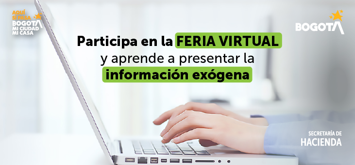 Invitación a la feria virtual de información exógena
