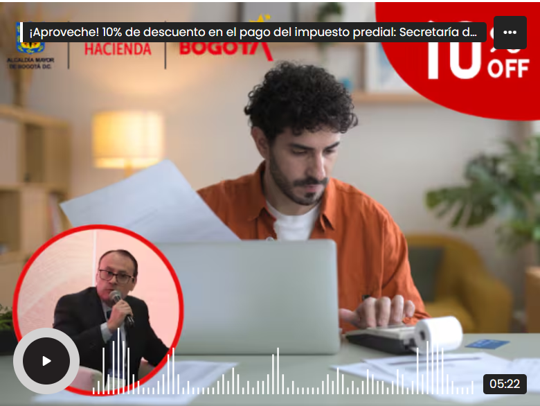 PAGO PARA IMPUESTO PREDIAL Noticia en 6 a. m. caracol