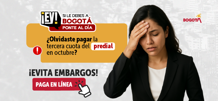 Invitación a ponerse al día con el impuesto predial