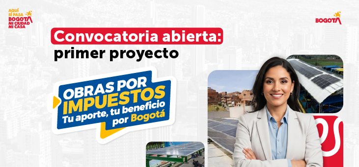 Imagen de anuncio del primer proyecto de obras por impuestos
