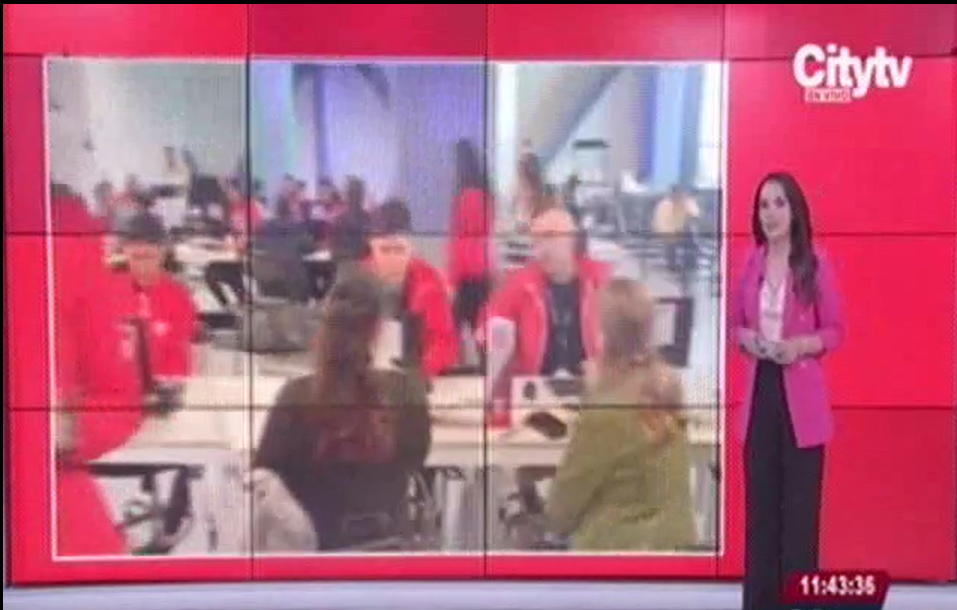 Imagen de la transmisión en vivo