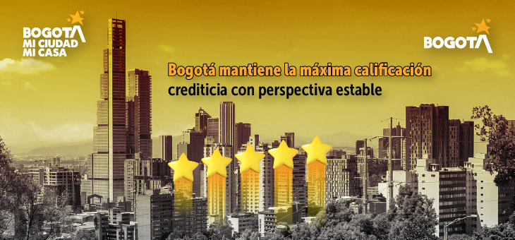 Bogotá mantiene la máxima calificación crediticia de coAAA