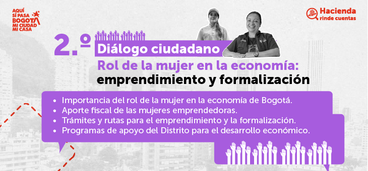 Imagen que anuncia el segundo diálogo ciudadano