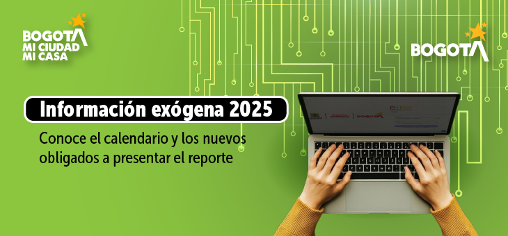 Realiza el reporte de información exógena