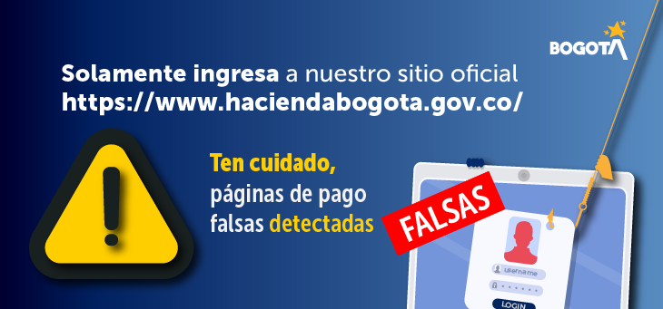Imagen de alerta por fraude