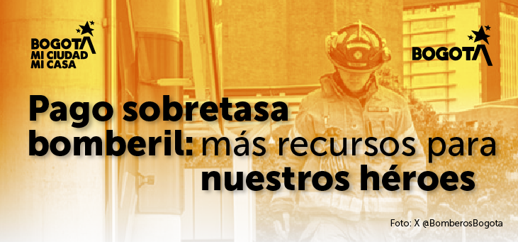 Imagen que anuncia el pago de sobretasa bomberil