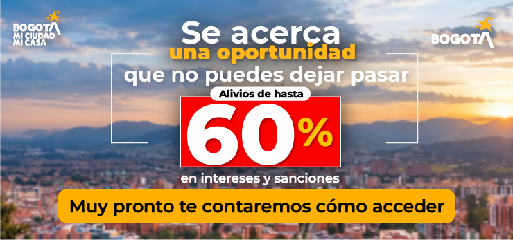 Muy pronto podrás ponerte al día con Bogotá