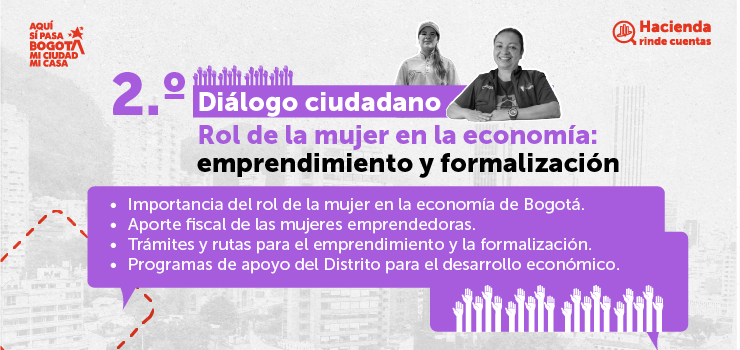 Imagen que anuncia el segundo diálogo ciudadano