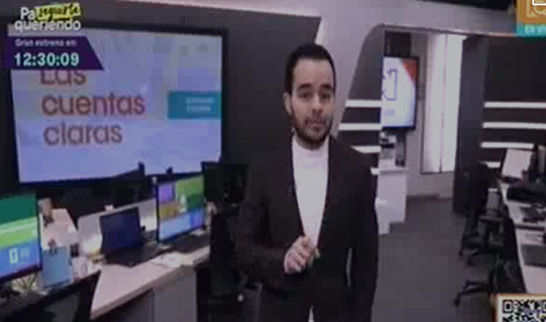 Imagen de la transmisión de la nota
