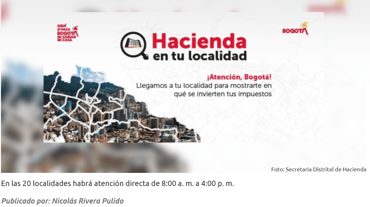 Imagen publicada por Alcaldía