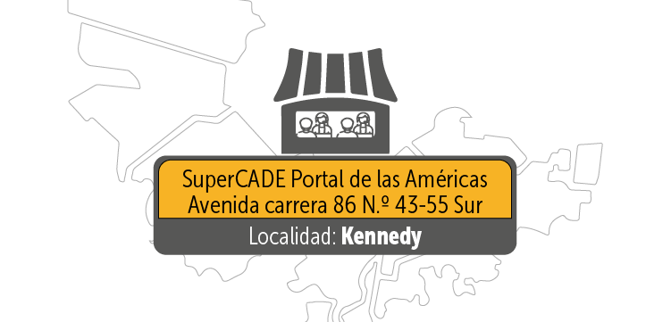 SuperCADE Portal de las Américas (Avenida carrera 86 N.° 43-55 Sur).