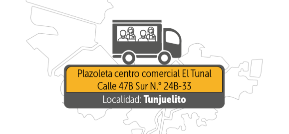 Nuestro punto de orientación móvil visitará la localidad de Tunjuelito