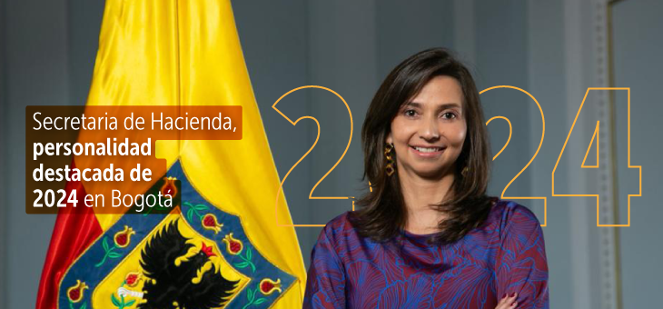 Secretaria de Hacienda, personalidad destacada del 2024 en Bogotá