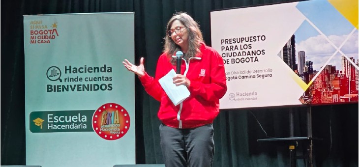 Secretaría de Hacienda de Bogotá rinde cuentas Secretaria de Hacienda en Renciión de cuentas 2025