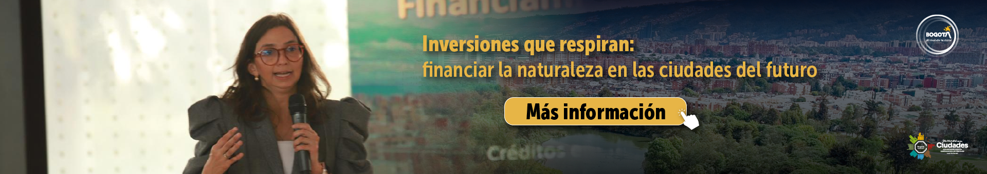 Imagen de Secretaria en exposición de los mecanismos de financiamiento sostenible