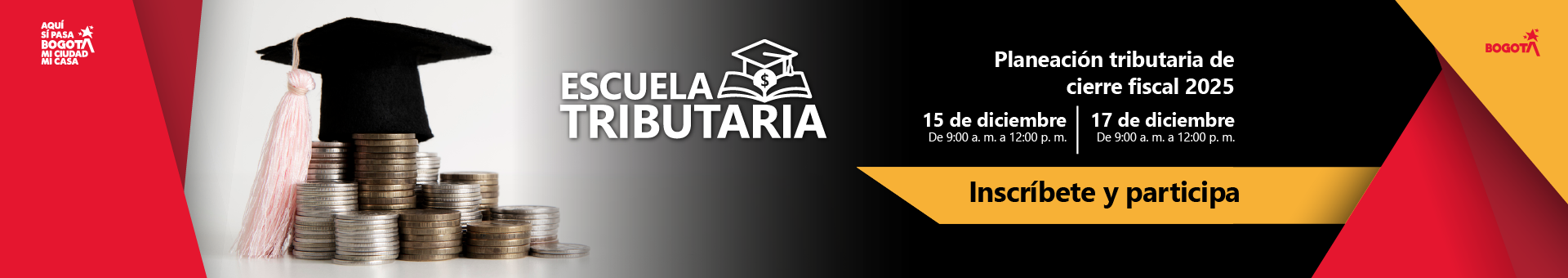 Invitación a jornada virtual de educación tributaria