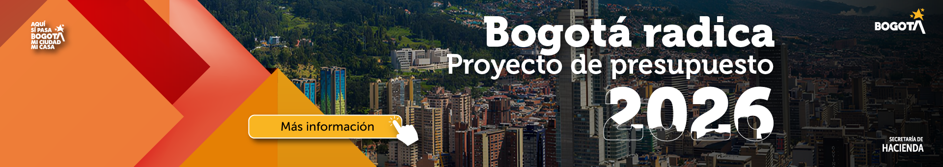 Bogotá radica proyecto de presupuesto