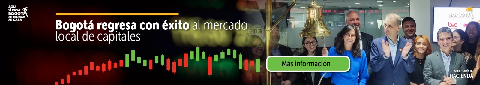 Imagen de la colocación de los bonos