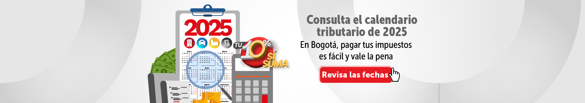 Imagen del calendario tributario 2025